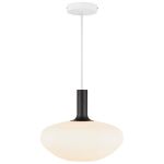 Nordlux Alton Luce Pendente Vetro Nero | Adatto per E27