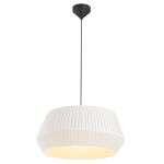Nordlux Dicte 53 Luce Pendente Tessuto Bianca | Adatto per 1x E27