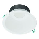Philips Downlight LED Coreline DN142B Aluminium Bianca 9.8W 1200lm 60D - 840 Bianco Freddo | Ritaglio 155mm - IP54 - Bianca Riflettore